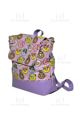 DONUT RAİN BÜZGÜLÜ ÇITÇITLI KADIN SIRT ÇANTA - 2
